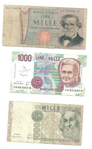 Lotto italia 1000 - lotto, 1969