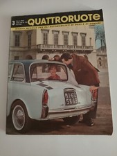 QUATTRORUOTE 3/1962 RENAULT 4 L  FORD TAUNUS 17M TS CARROZZERIA OSI