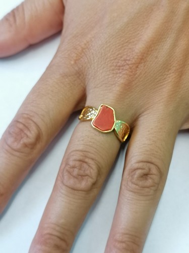Anello donna fascia - , vero