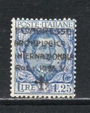 RRC 1928 Colonie Egeo Rodi 1,25 lire con soprastampa I convegno Archeologico MNH