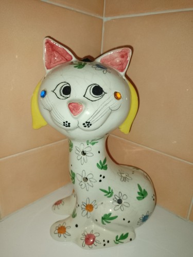 Gatto ceramica raro - ceramica, il