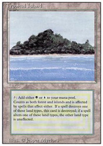 Mtg tropical island heavy - mtg,