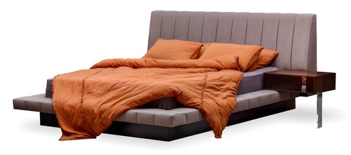 Robusto letto legno - un, è