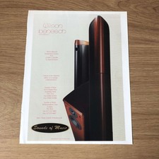 GRAM01 MAGAZINE ADVERT 11X8 WILSON BENESCH LOUDSEPAKER SYSTEMS