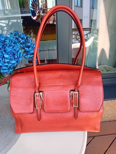 Grainy leather shoulder - , hand
