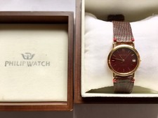 Philip Watch automatico Laminato In Oro Con Datario