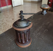 Macina Caffè vintage in legno e metallo anni '50