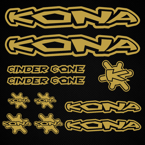 Kona cinder cono - cinder, decalcomanie