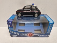 Welly Fiat 500 CARABINIERI 1.43 pressofuso nuovo con scatola originale