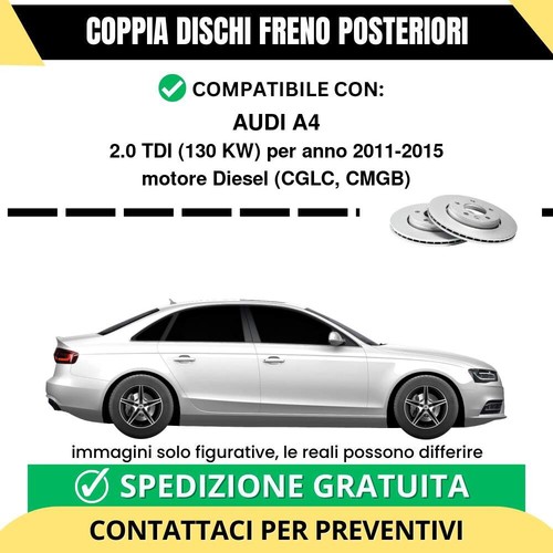 Coppia dischi freno posteriori - dischi,