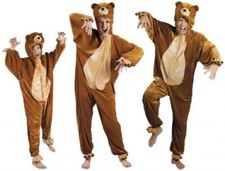 Costume orso orso tuta peluche