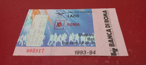 Biglietto lazio roma 1993 - biglietto, 1993/94
