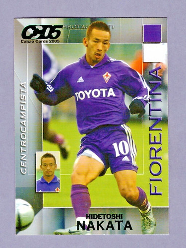 Hidetoshi nakata calcio cards - calcio,