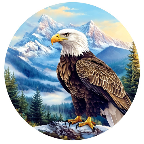 Adesivo aquila americana 9x9 - americana,