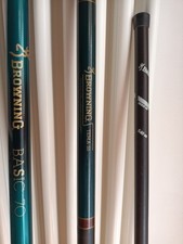 3 Canne Pesca BROWNING Fisse Vintage BASIC70 +  TEMA55 + FIORENTIA SERIE100