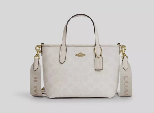 New coach city mini tote - new,