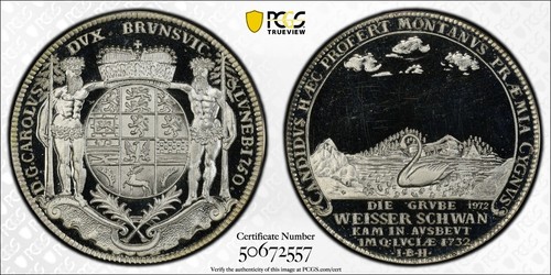 Hannover 1750 1972 pcgs sp65 - hannover,