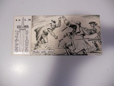 TAVOLA ORIGINALE FALCO BIANCO N.18 1° SERIE DRAKE SULLA PISTA BRAMANTE 1961