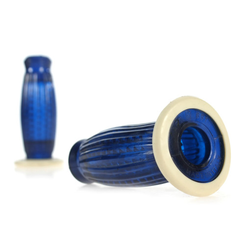 Coppia manopole vintage blu - vintage,