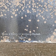 vecchia insegna smaltata garage originale 1930