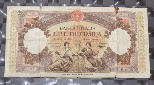 10000 lire regine - regine, del