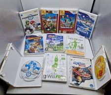 Giochi console Nintendo Wii fit resort Super mario party Kart  my sims Pal Ita
