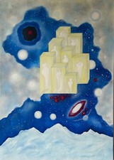 Quadro A Colorato Pianeti