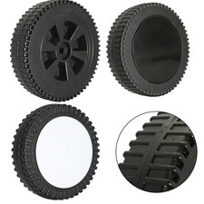 Ruota Griglia Ricambio 5,98 X 1,57 X 0,41 Pollici 6 Pollici BBQ Plastica Nera