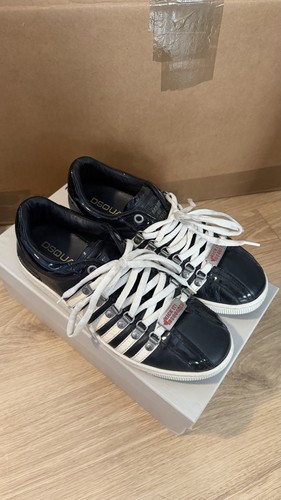 Dsquared2 leather sneakers - dsquared2,