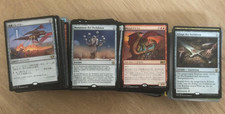 Mtg Lotto 100 Carte (Magic The Gathering) SOLO RARE e MITICHE, LINGUE EXTRA