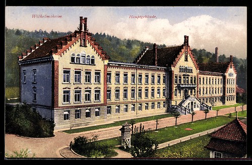 Cartolina wilhelmsheim centro - cartolina, wilhelmsheim,