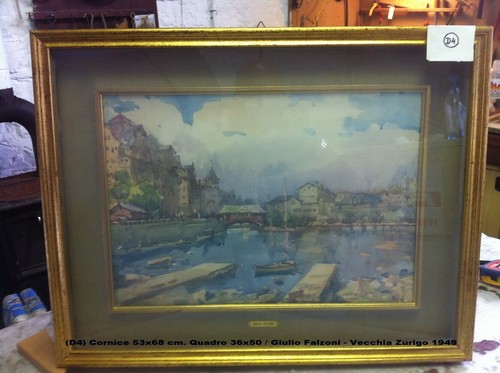 Quadro giulio falzoni vecchia - giulio,