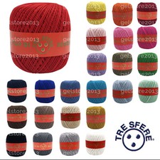 Gomitolo di Cotone Uncinetto FILO DI SCOZIA Titolo 5 100 grammi GELSTORE