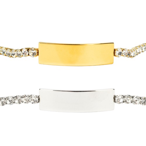 Bracciale donna con piastrina - donna,