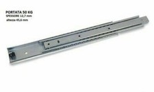 GUIDE SCORREVOLI A SFERA PER CASSETTI ESTRAZIONE TOTALE CHIUSURA AMMORTIZZATA