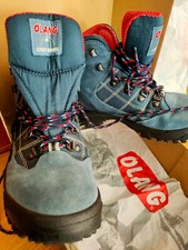 Scarpe scarponi da trekking usate marca Olang  come nuovo con imballo originale