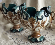 Coppia Antichi vasi in ceramica- cachepot -