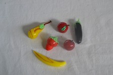 FRUTTA E VERDURA IN VETRO DI MURANO - 6PZ