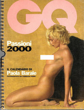 IL CALENDARIO DI PAOLA BARALE GQ Passioni 2000