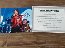 Foto autografata 8x10 Mick