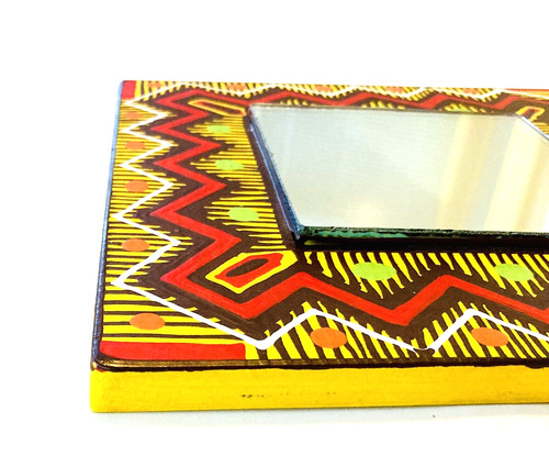 Specchio artistico indigeno - specchio,