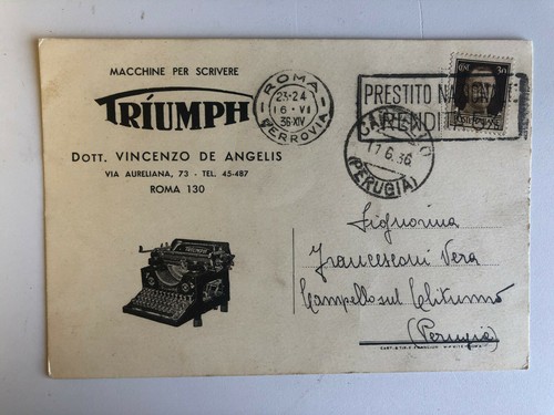 Cartolina pubblicitaria - cartolina,