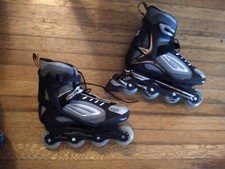 Rollerblade Workout Black Silver SpiritBlade II nuovo in scatola originale taglia 10