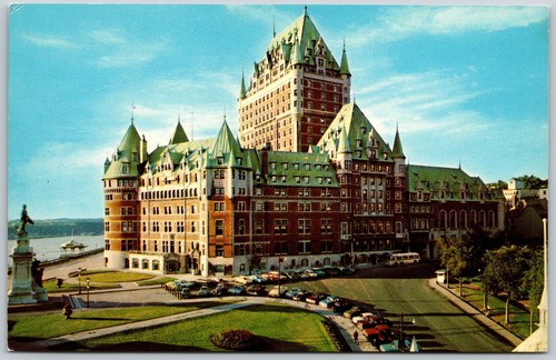 Postcard quebec city chateau - city,
