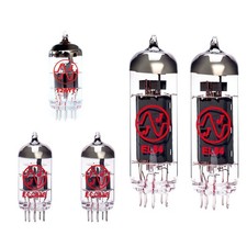 JJ Set Valvole di Ricambio BASSO GUADAGNO per Fender Blues Junior (1x JJ 12AY7 1x J...