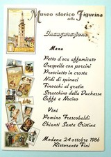 Due Cartoline Panini Inaugurazione Museo E Club, Anni 80"