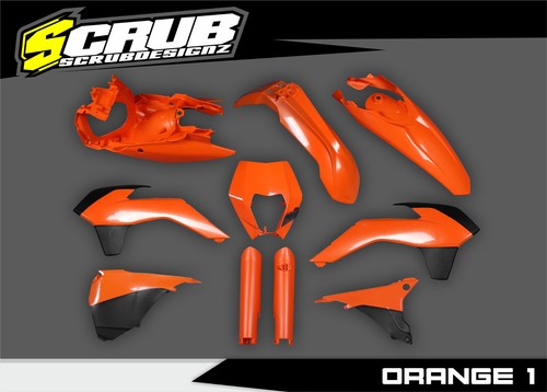 Kit plastica ktm exc - kit,