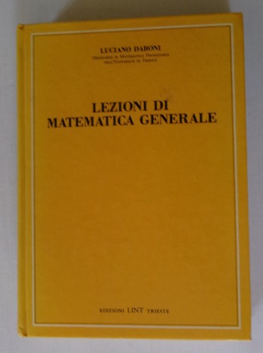 Daboni luciano lezioni di - daboni,,