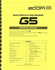 Zoom G5 Simulatore Effetti