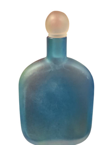 Vaso bottiglia blu azzurro